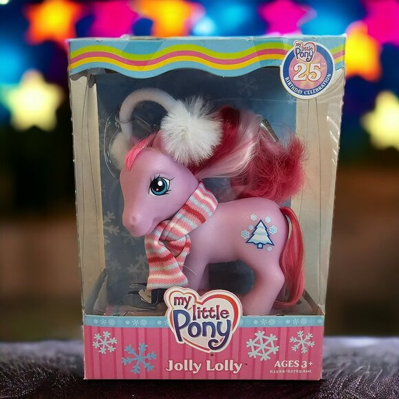 Hasbro My Little Pony Jolly Lolly G3 Brushable Figure 25th Birthday New MLP 2007